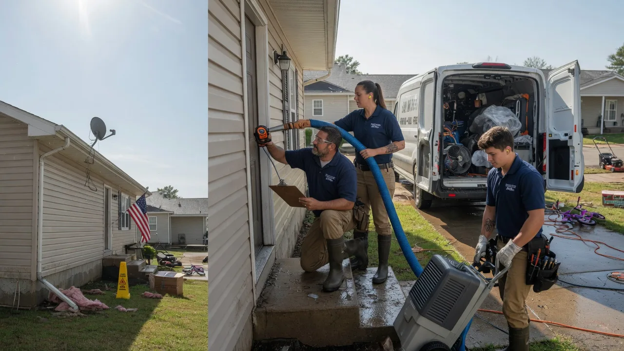 Ceiling Water Damage Restoration in Dodgeville, WI near me